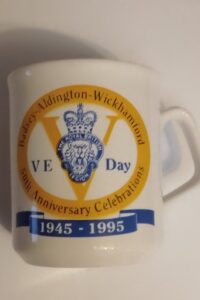 V E Day Pottery Mug 1945- 1995