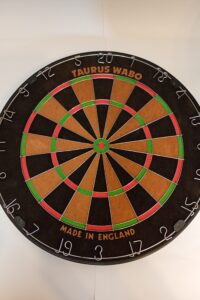Vintage Taurus Wabo bristle dartboard