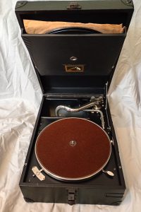 HMV 101 Gramophone portable record player