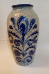 Jasba West German Mid-Century Glazed Art Pottery floor Vase