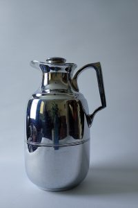 Lrg English Chromed thermos jug