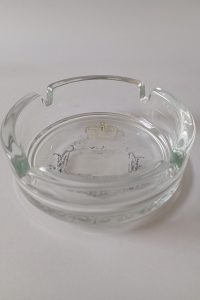 1977 queens silver jubilee glass ashtray
