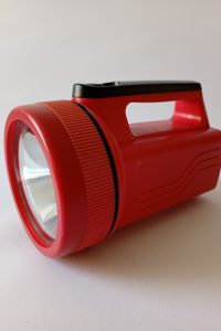 1970s Pifco red lantern 6v battery torch